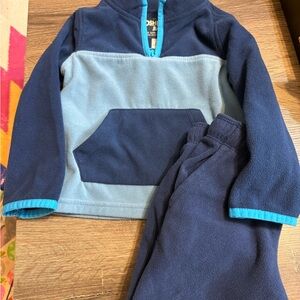 OshKosh B'gosh Blue Fleece Pullover Set